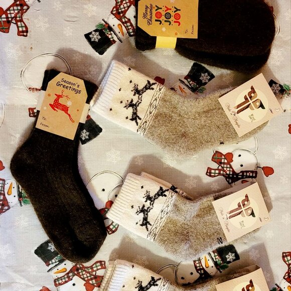Yak and sheep wool kids socks bundle - Picture 1 of 1